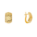 14K Yellow Gold Huggies Earring - ER1415