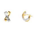 14K Yellow Gold Huggies Earring - ER1460