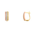 14K Yellow Gold Half Set - ER1499