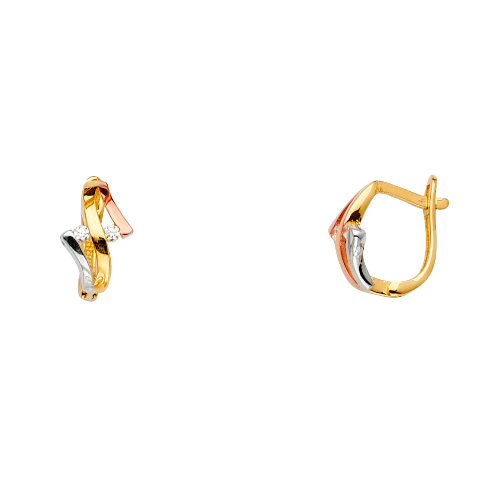 14K Yellow Gold Half Set - ER1500