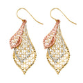 14K Yellow Gold Hanging Earring - ER1547
