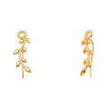 14K Yellow Gold Hanging Earring - ER1583
