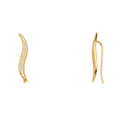 14K Yellow Gold Hanging Earring - ER1584