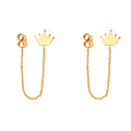14K Yellow Gold Hanging Earring - ER1587