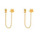 14K Yellow Gold Hanging Earring - ER1588