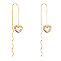 14K Yellow Gold Hanging Earring - ER1593