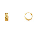 14K Yellow Gold Huggies Earring - ER1608