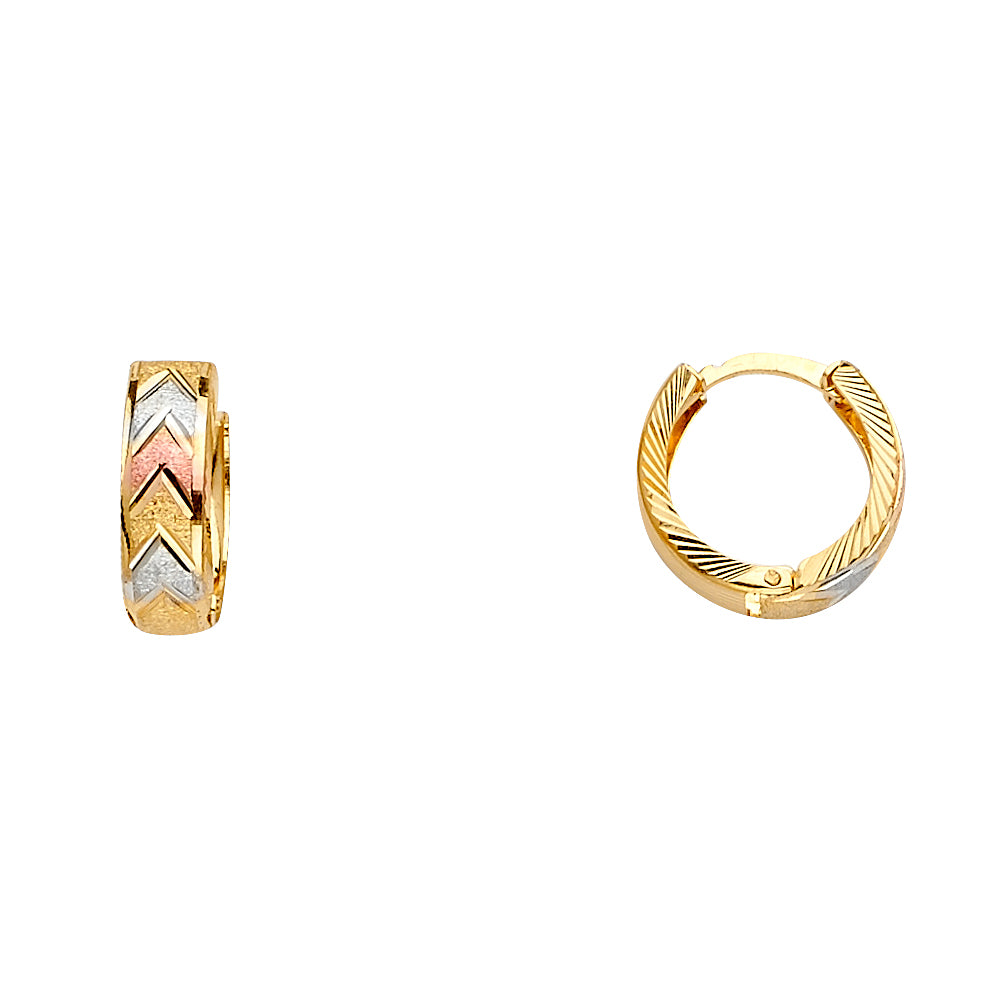 14K Yellow Gold Assorted Earring - ER1612