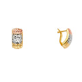 14K Yellow Gold Huggies Earring - ER1617