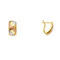 14K Yellow Gold Huggies Earring - ER1618
