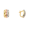 14K Yellow Gold Huggies Earring - ER1622