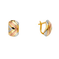14K Yellow Gold Huggies Earring - ER1623