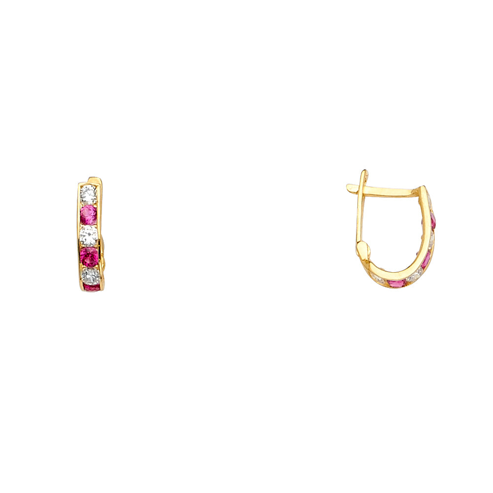 14K Yellow Gold Hoop Earring - ER1627