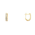 14K Yellow Gold Hoop Earring - ER1628
