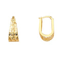14K Yellow Gold Hanging Earring - ER1631