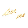 14K Yellow Gold Post Earring with Push Back - ER1645