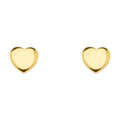 14K Yellow Gold Post Earring with Push Back - ER1648