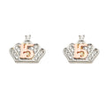 14K Yellow Gold Post Earring with Push Back - ER1653