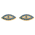 14K Yellow Gold Post Earring with Push Back - ER1661