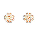 14K Yellow Gold Post Earring with Push Back - ER1670