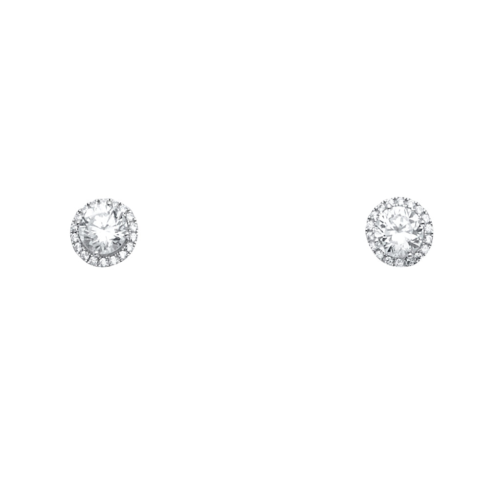 14K Yellow Gold Half Set - ER1687