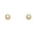 14K Yellow Gold Half Set - ER1690