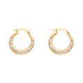 14K Yellow Gold Teardrop & Chandelier Earring - ER1711