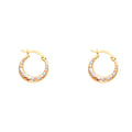 14K Yellow Gold Teardrop & Chandelier Earring - ER1712