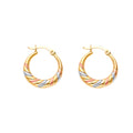 14K Yellow Gold Teardrop & Chandelier Earring - ER1715