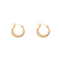 14K Yellow Gold Teardrop & Chandelier Earring - ER1716