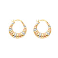 14K Yellow Gold Teardrop & Chandelier Earring - ER1719