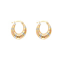 14K Yellow Gold Teardrop & Chandelier Earring - ER1720