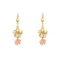 14K Yellow Gold Hanging Earring - ER1723