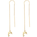 14K Yellow Gold Hanging Earring - ER1729
