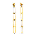 14K Yellow Gold Hanging Earring - ER1788