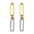 14K Yellow Gold Hanging Earring - ER1790