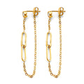 14K Yellow Gold Hanging Earring - ER1798
