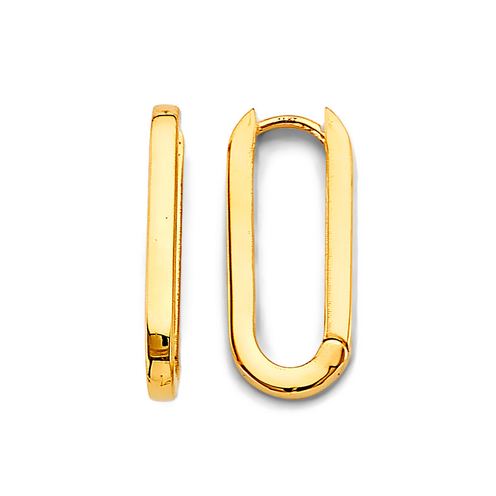 14K Yellow Gold Hanging Earring - ER1800