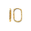 14K Yellow Gold Hanging Earring - ER1804