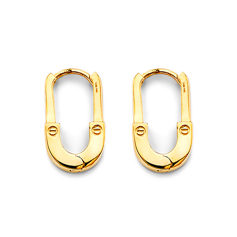 14K Yellow Gold Hanging Earring - ER1806