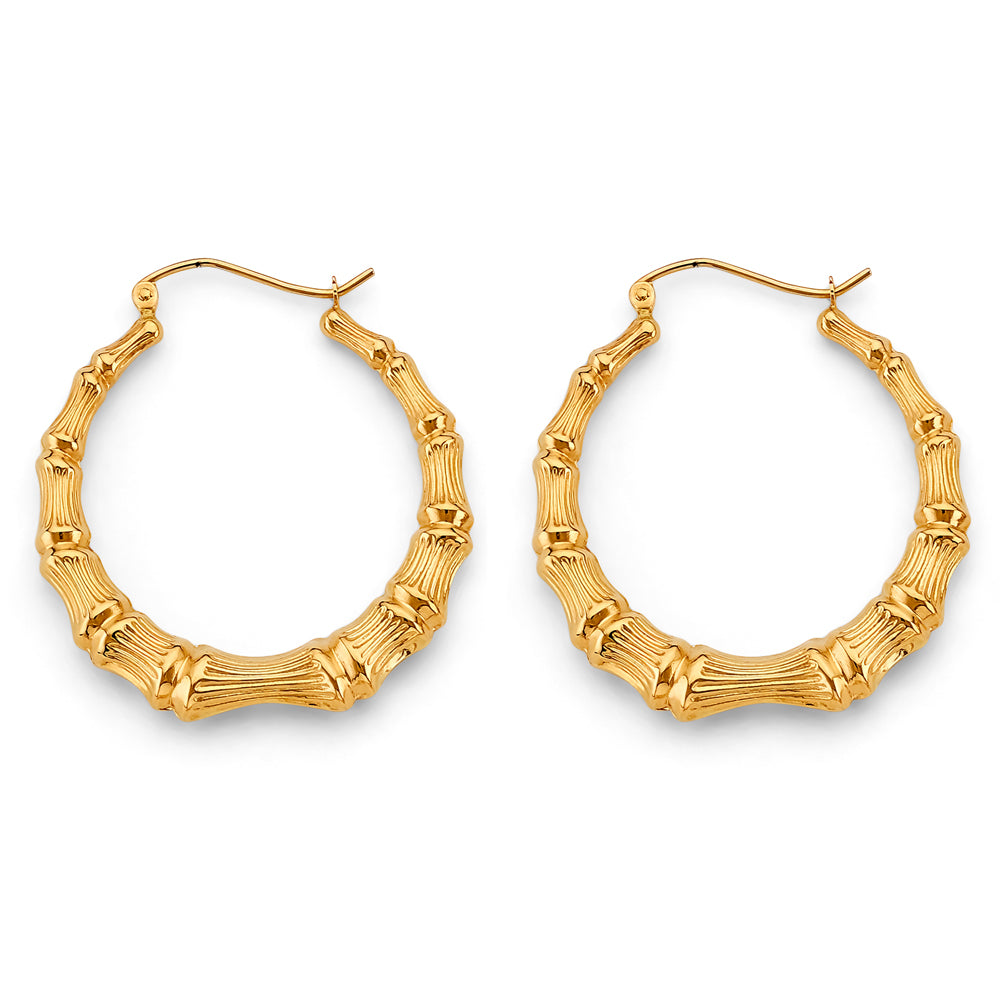 14K Yellow Gold Teardrop & Chandelier Earring - ER1809