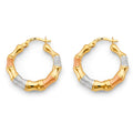 14K Yellow Gold Teardrop & Chandelier Earring - ER1810