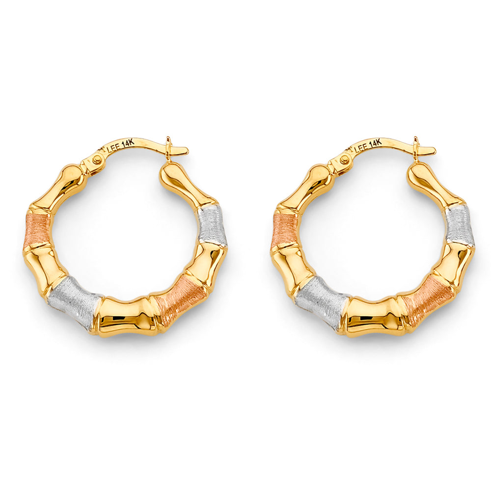 14K Yellow Gold Teardrop & Chandelier Earring - ER1810