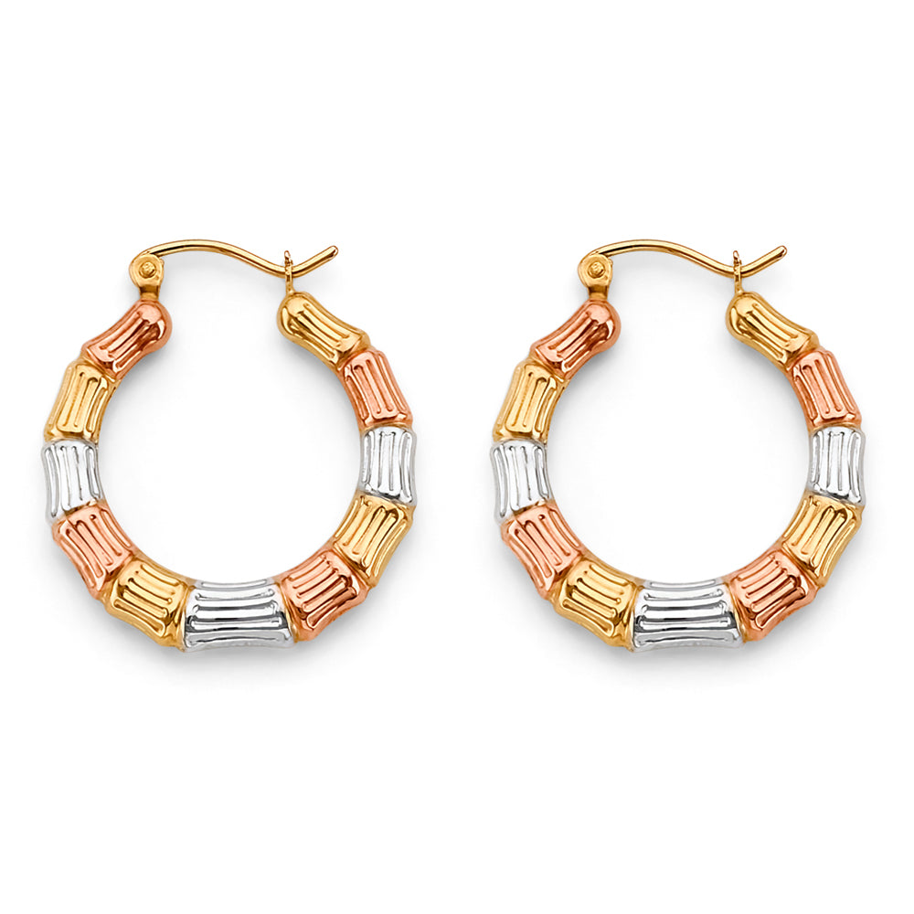 14K Yellow Gold Teardrop & Chandelier Earring - ER1811