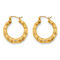14K Yellow Gold Teardrop & Chandelier Earring - ER1812