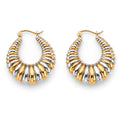 14K Yellow Gold Teardrop & Chandelier Earring - ER1813