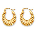 14K Yellow Gold Teardrop & Chandelier Earring - ER1814