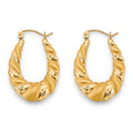 14K Yellow Gold Teardrop & Chandelier Earring - ER1816