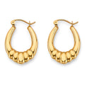 14K Yellow Gold Teardrop & Chandelier Earring - ER1817