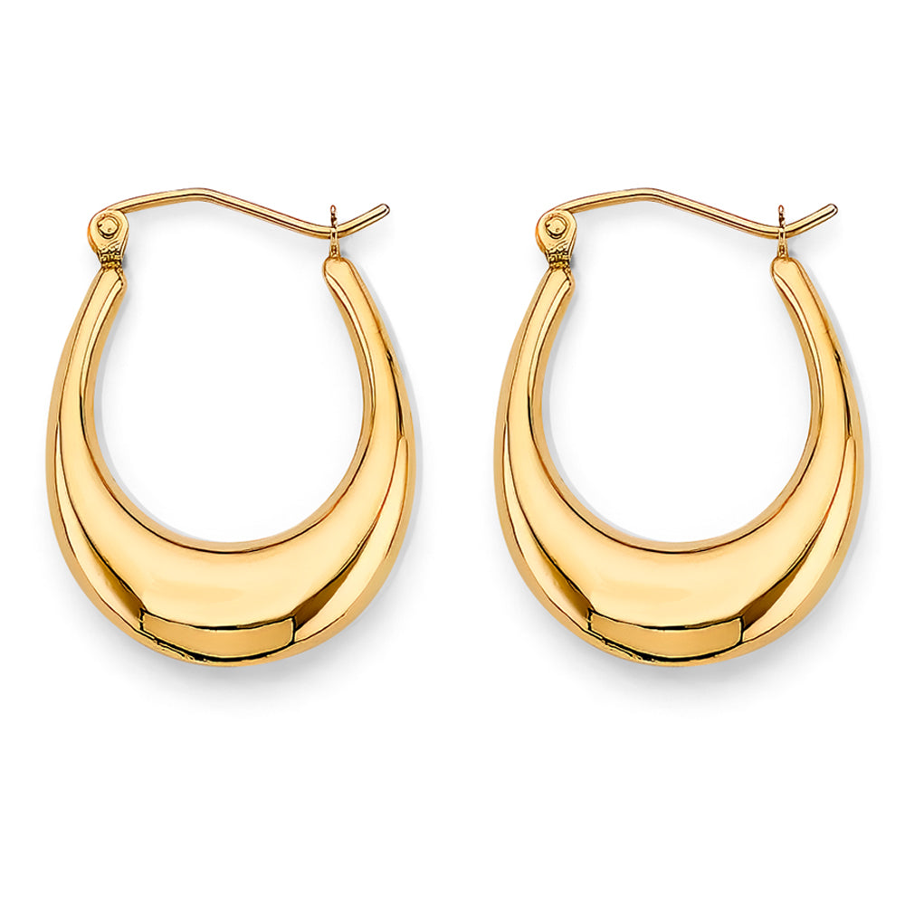 14K Yellow Gold Teardrop & Chandelier Earring - ER1818